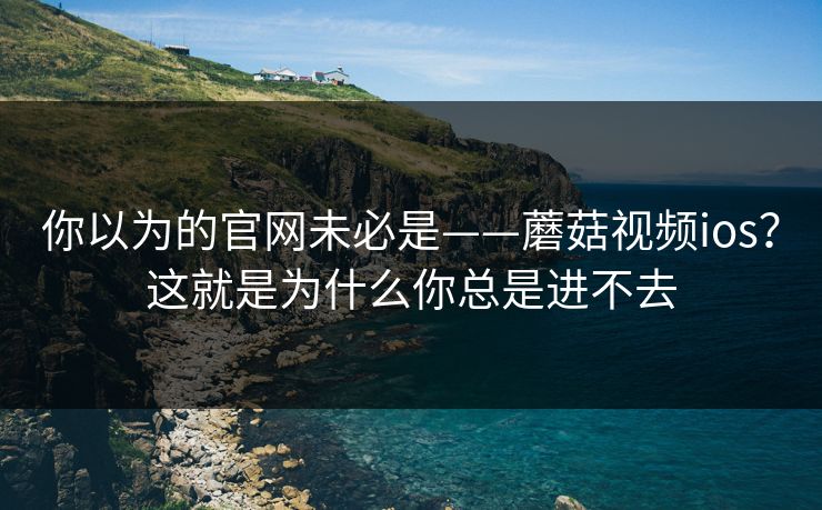 你以为的官网未必是——蘑菇视频ios？这就是为什么你总是进不去